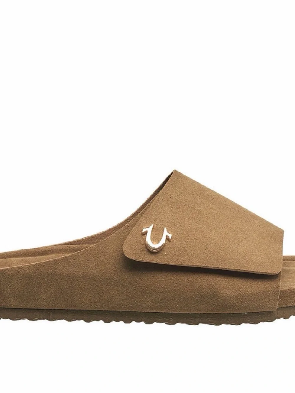 True Religion Billy slide/sandles , brown / tan Men Sz 10 NWT comfort cushion